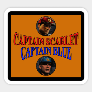 Captain Scarlet & Captain Blue Sticker